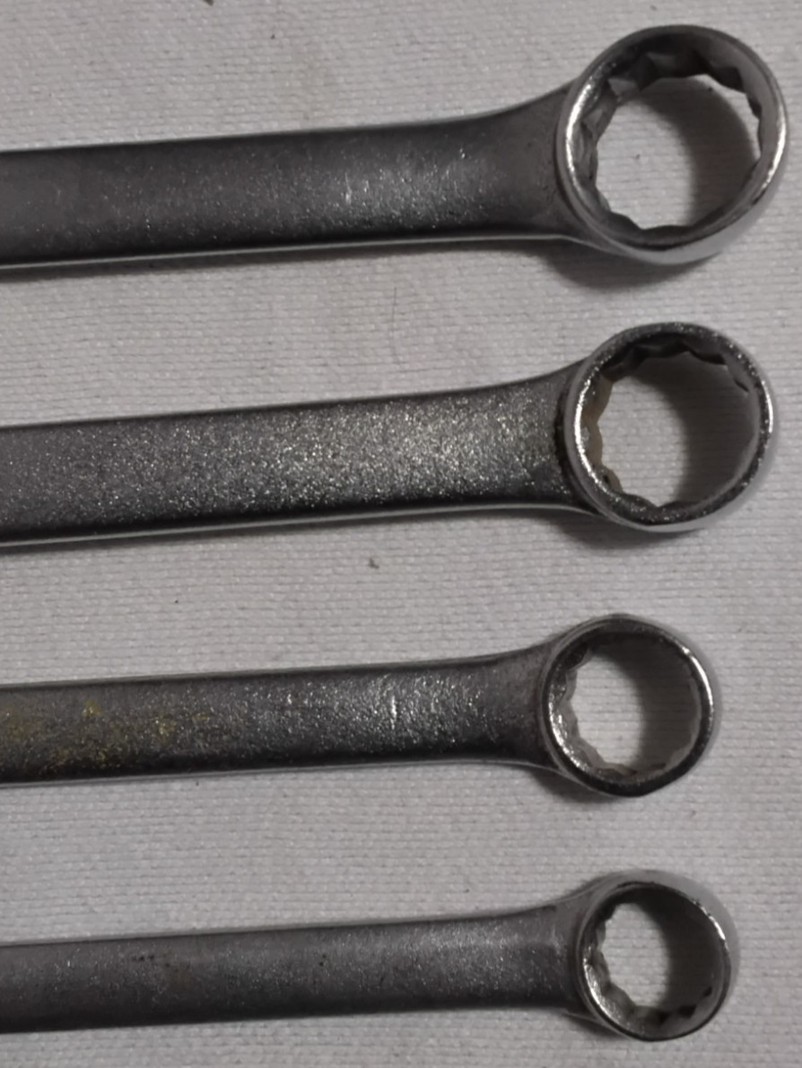 (4) Proto Challenger SAE Combination Wrench Set LOT 6116 6118 6122 6124 USA