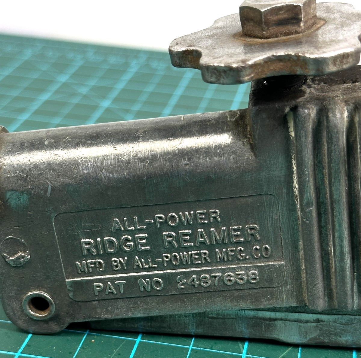 Vintage All-Power Ridge Reamer Tool Pat 2497638 Engine Cylinder Automotive Shop