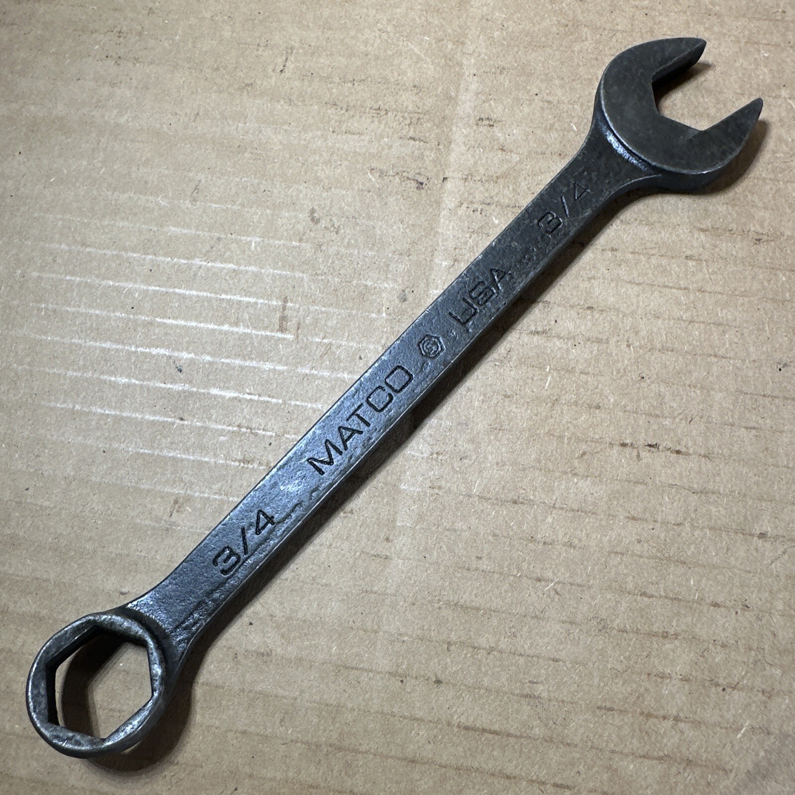 MATCO USA WCHB 246, SAE 3/4” Combination Wrench 6 Pt. Industrial Black Finish