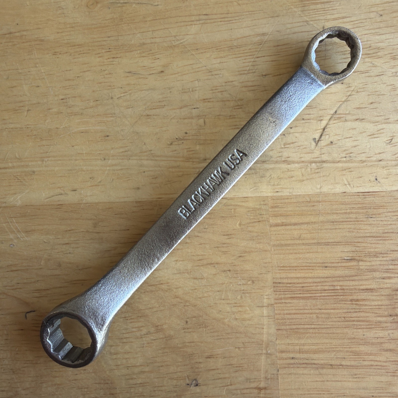 Blackhawk Tools 3/8″ x 7/16″ Short Stubby Box End Wrench 12 Point BW-1402 USA