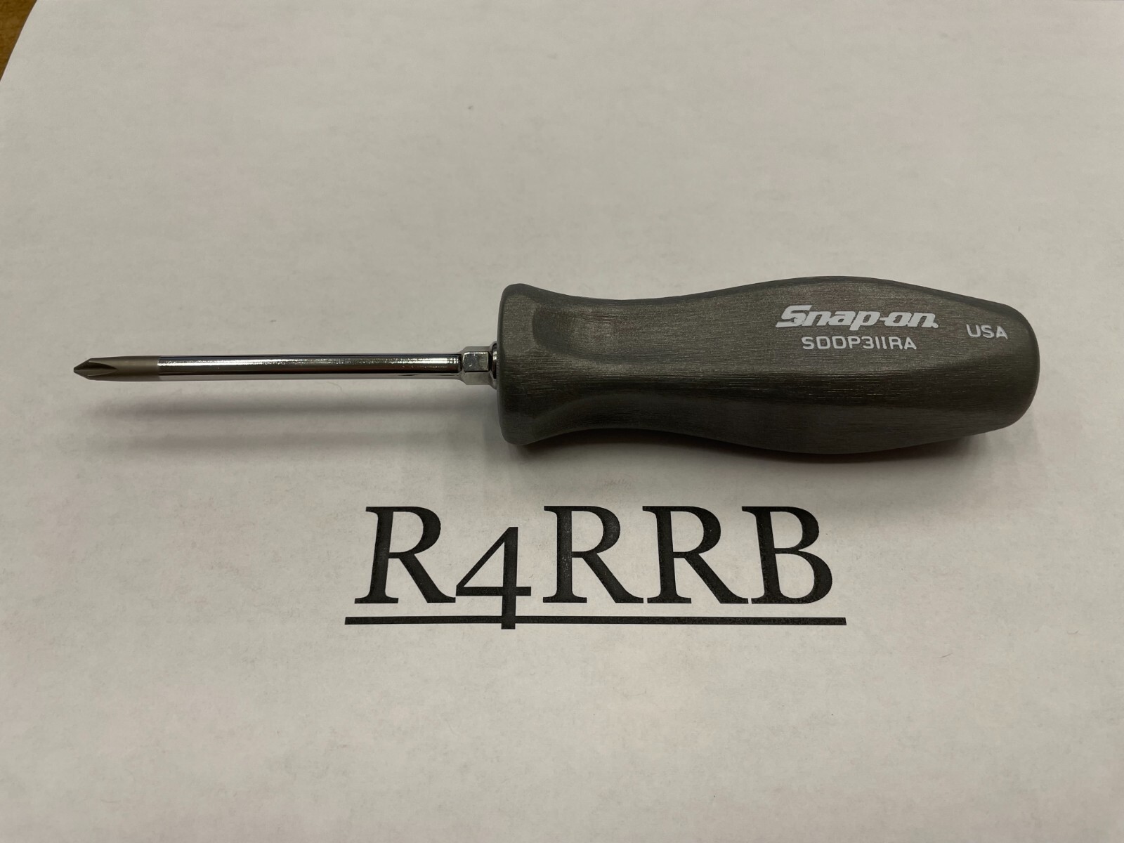 Snap-on Tools NEW DARK TITANIUM Hard Handle #1 Phillips Screwdriver SDDP31IRADT