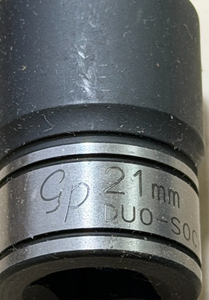 82021M 1/2″ Drive x 21mm Standard Length 6 Pt Duo-Socket Lifetime Warranty