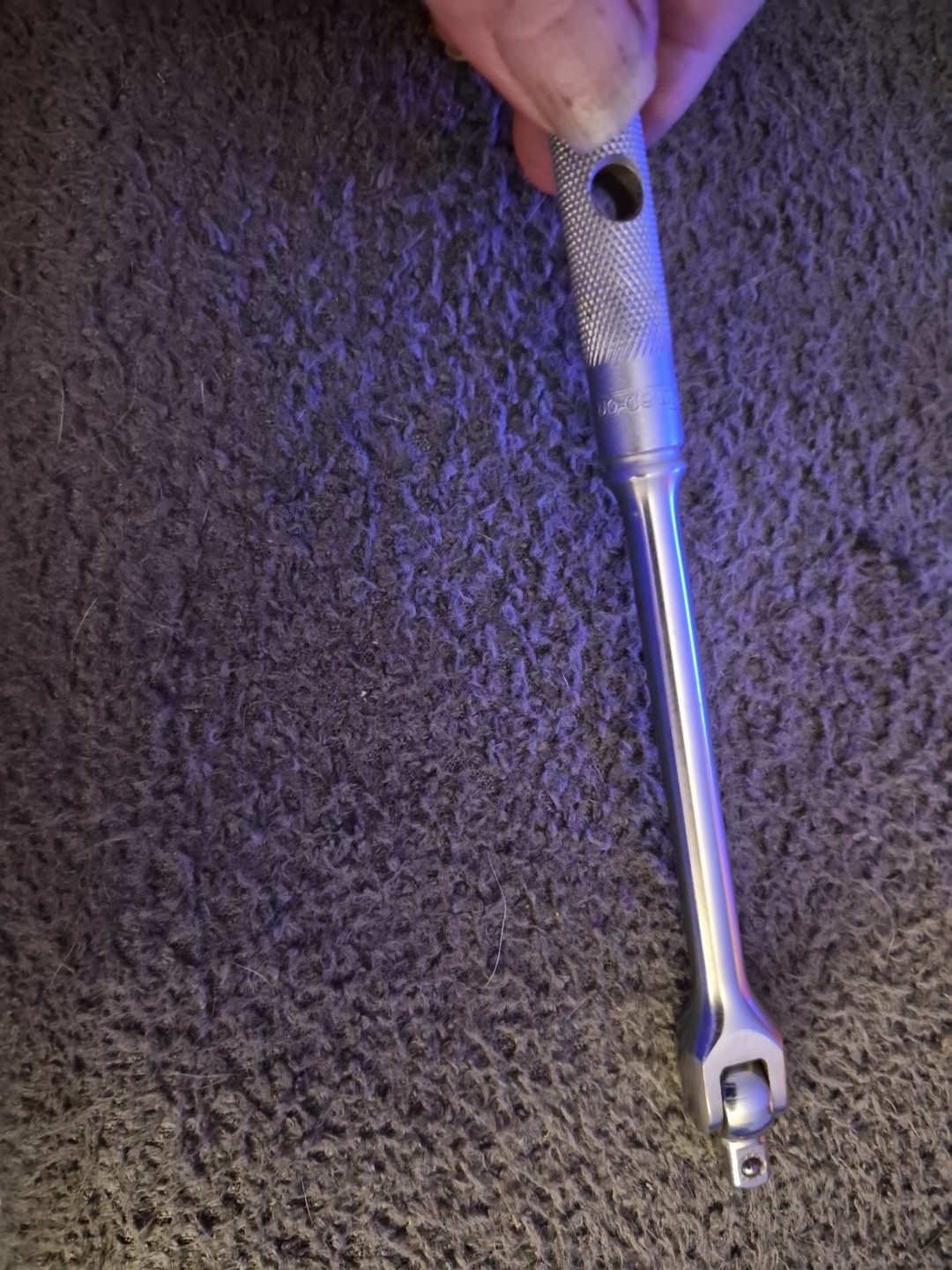 Snap-On TM-10-D 1/4″ Drive Flex Extension 6.25″ USA Knurled Handle Tool