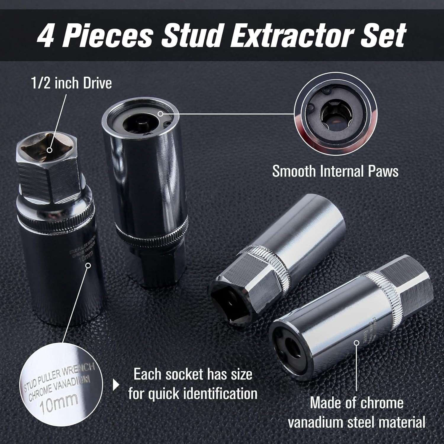 Metric Stud Removal Tool 4 Pieces Stud Extractor Set Stud Removal Set Broken …