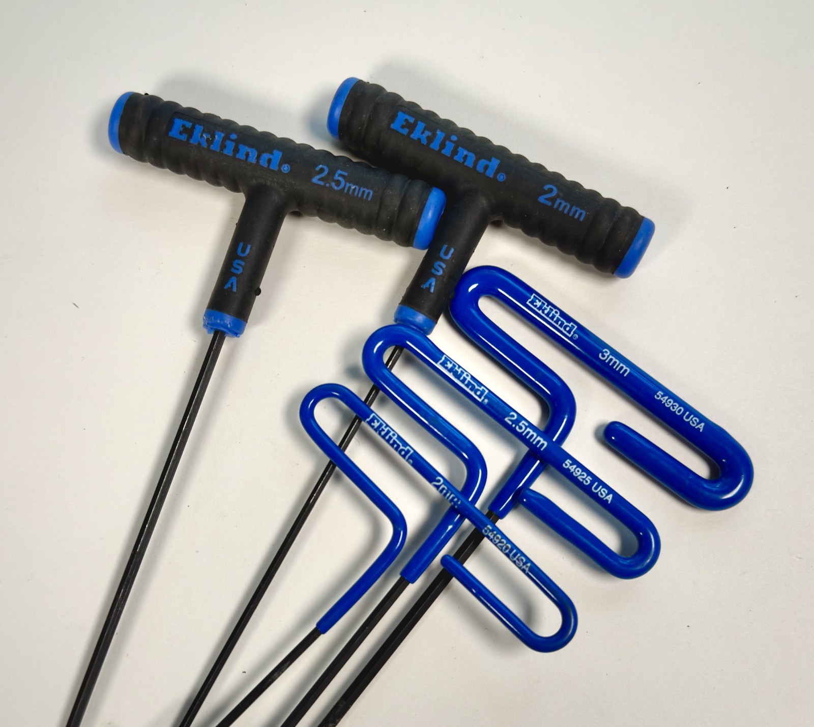 Eklind Cushion Grip T-Handle T-HANDLE HEX KEY Assorted Metric