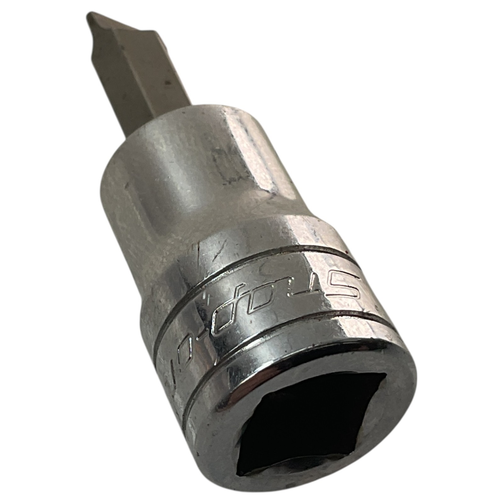 Snap-On Slotted Bit Driver Socket 1/4″ F42 3/8″ Drive As Pictured Mechanic Tool