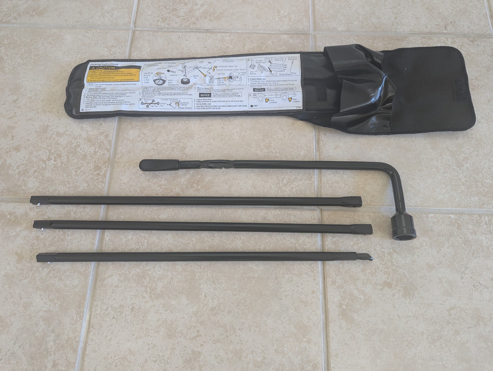 GMC Chevy Tahoe Suburban Yukon Silverado Spare Tire Tool Kit (Dorman 926-000)