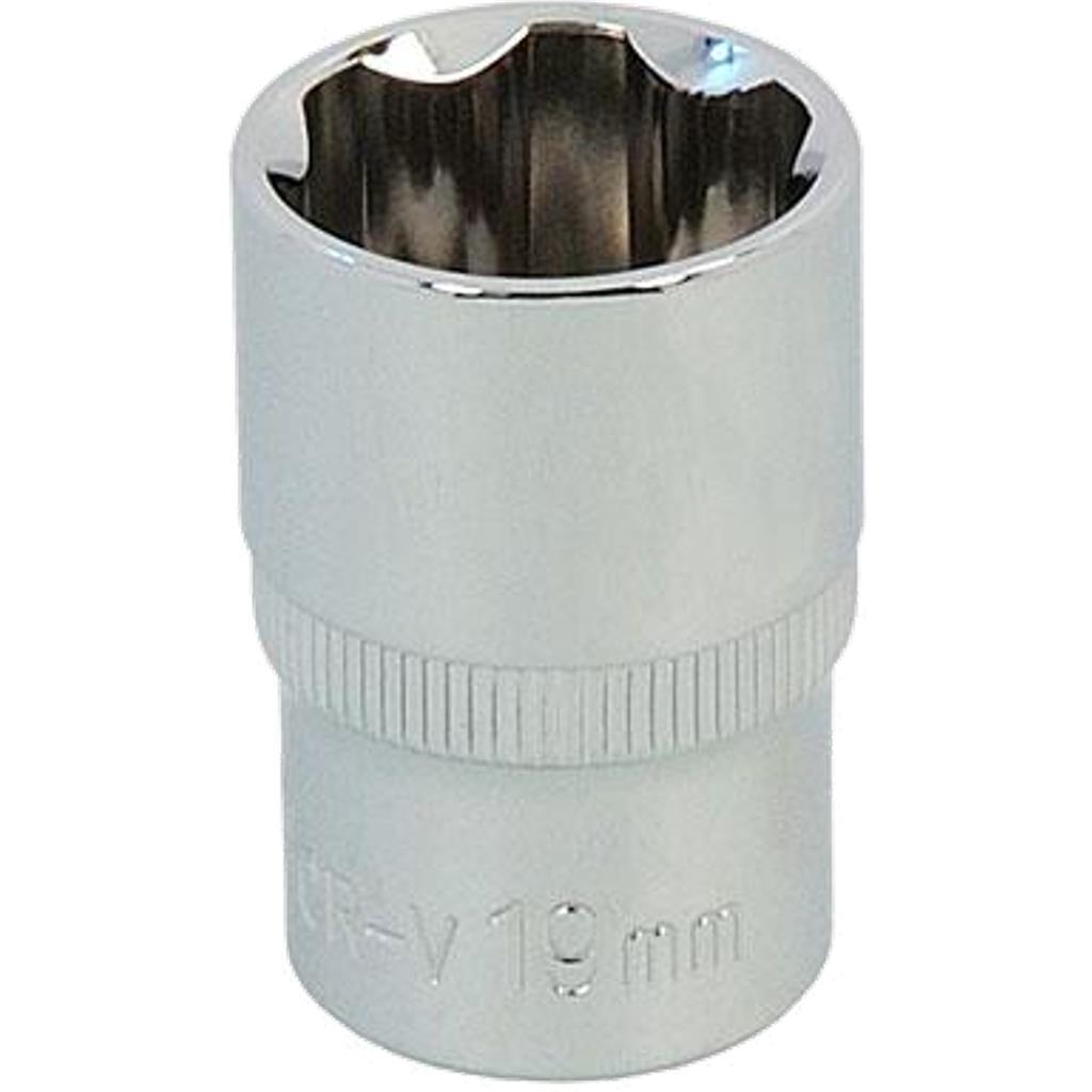 Neilsen 1/2″ Drive Standard Shallow Square Metric Single Socket 19mm