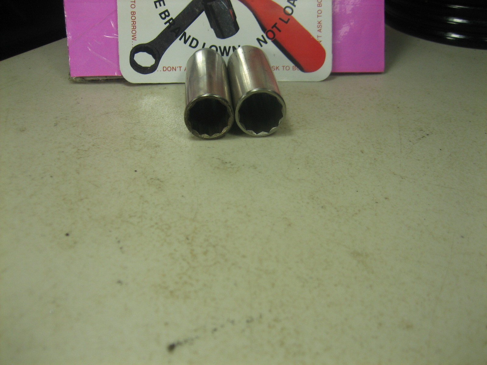 MAC TOOLS – Lot Of 2 Deep Sockets, 3/8″ Drive,12pt (5/8” & 11/16”)