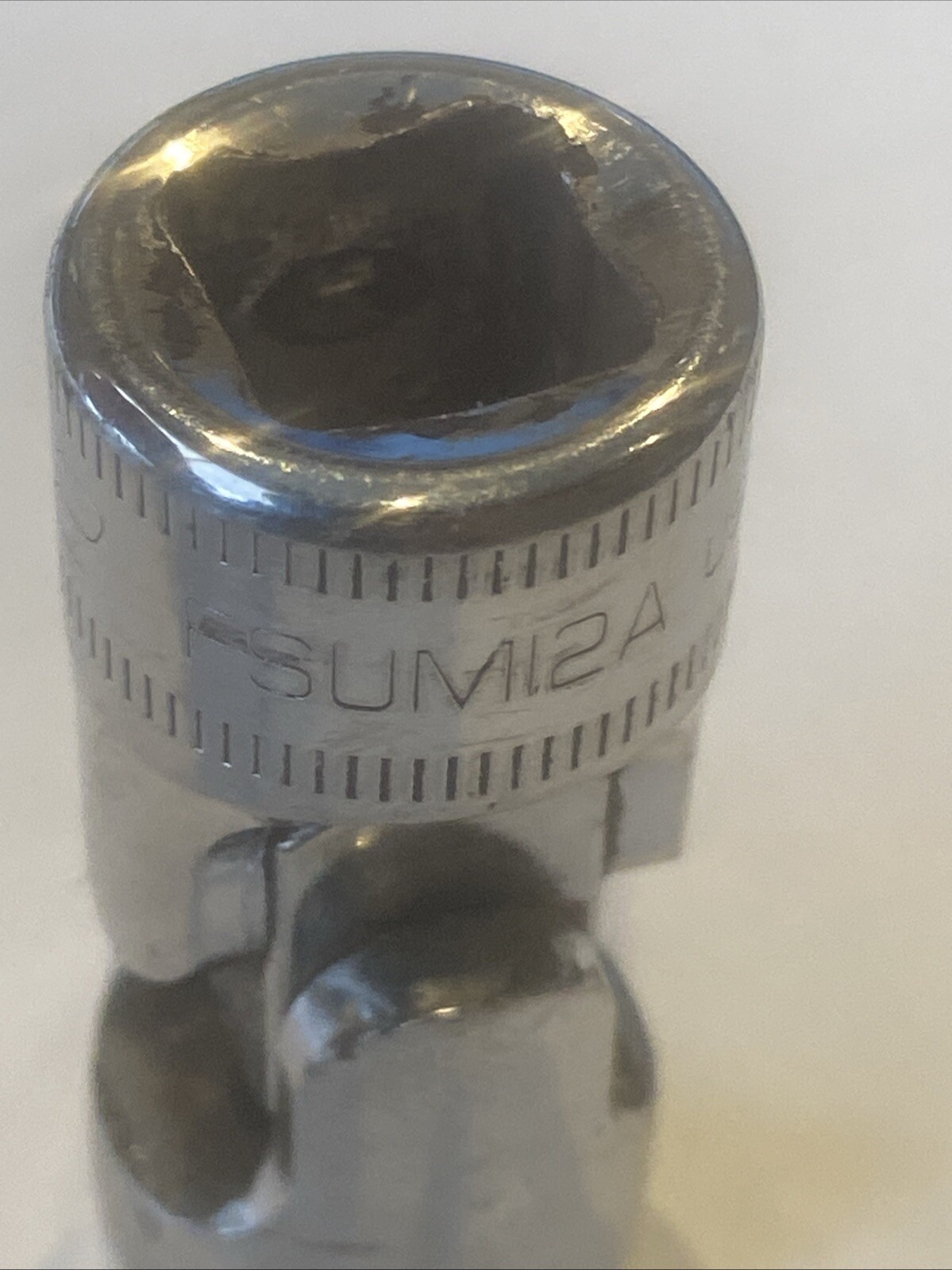 Snap-on Tools USA NEW 3/8″ Drive 12mm Metric Shallow 6PT Swivel Socket FSUM12A
