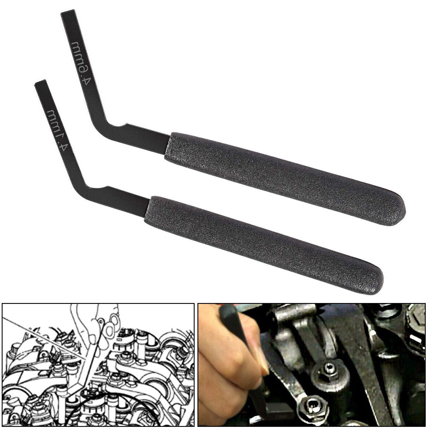 Engine Brake Adjustment Tool (4.6MM + 4.1MM) for Detroit Diesel DD13 DD15 DD16