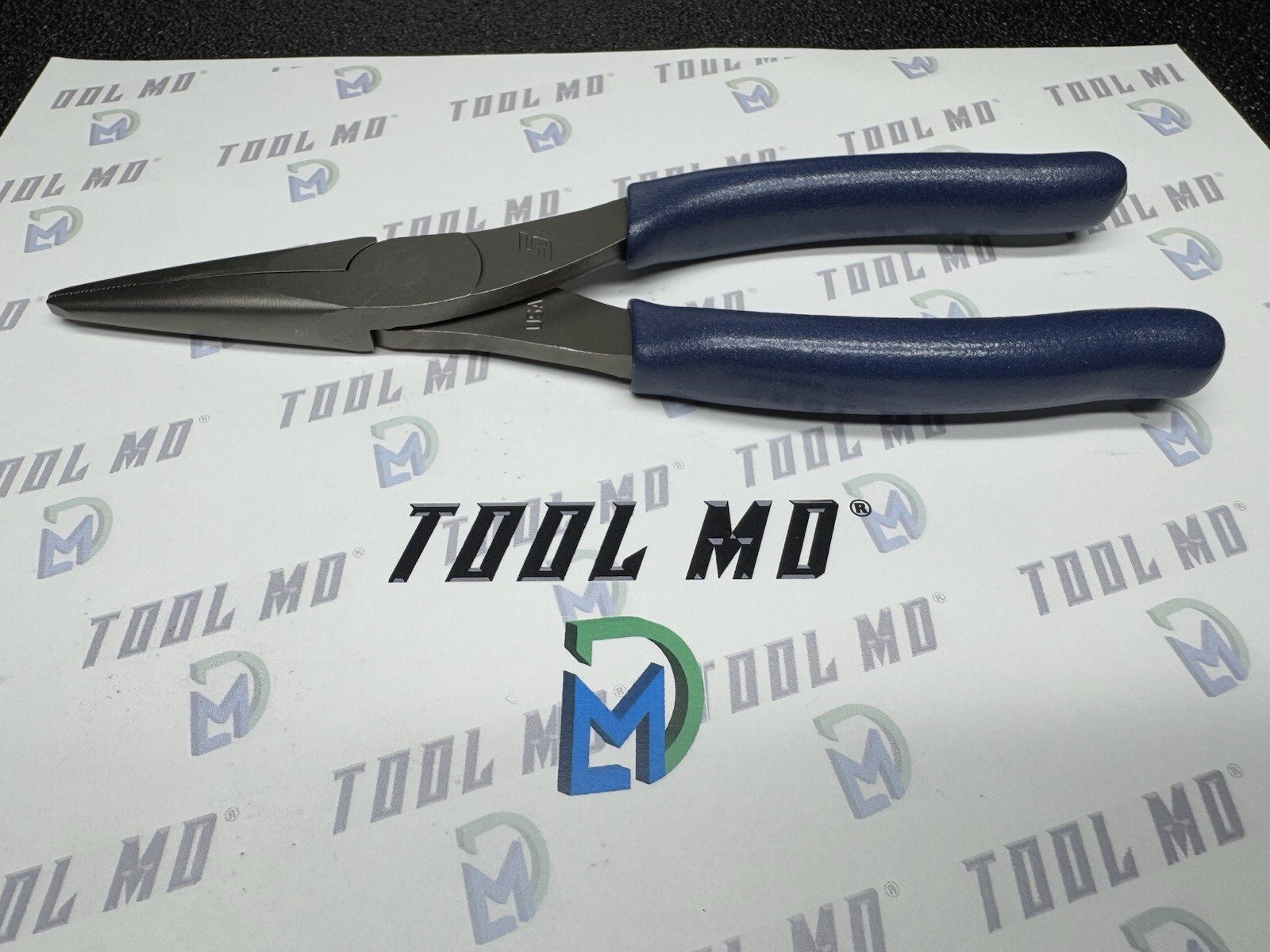 Snap-on Tools USA NEW POWER BLUE 8″ Talon Soft Grip Needle Nose Pliers 96ACF