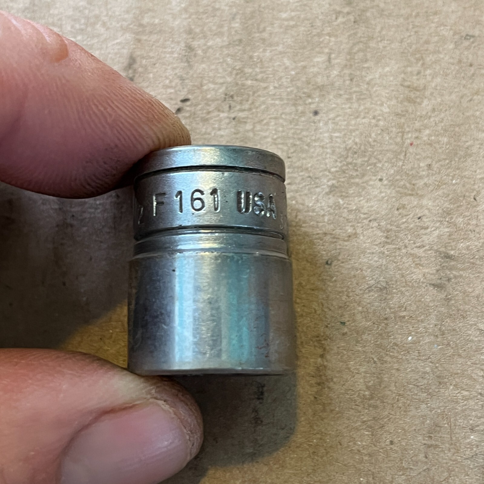 Snap-On F161 Shallow Socket 1/2″ SAE 12 Point 3/8″ Drive