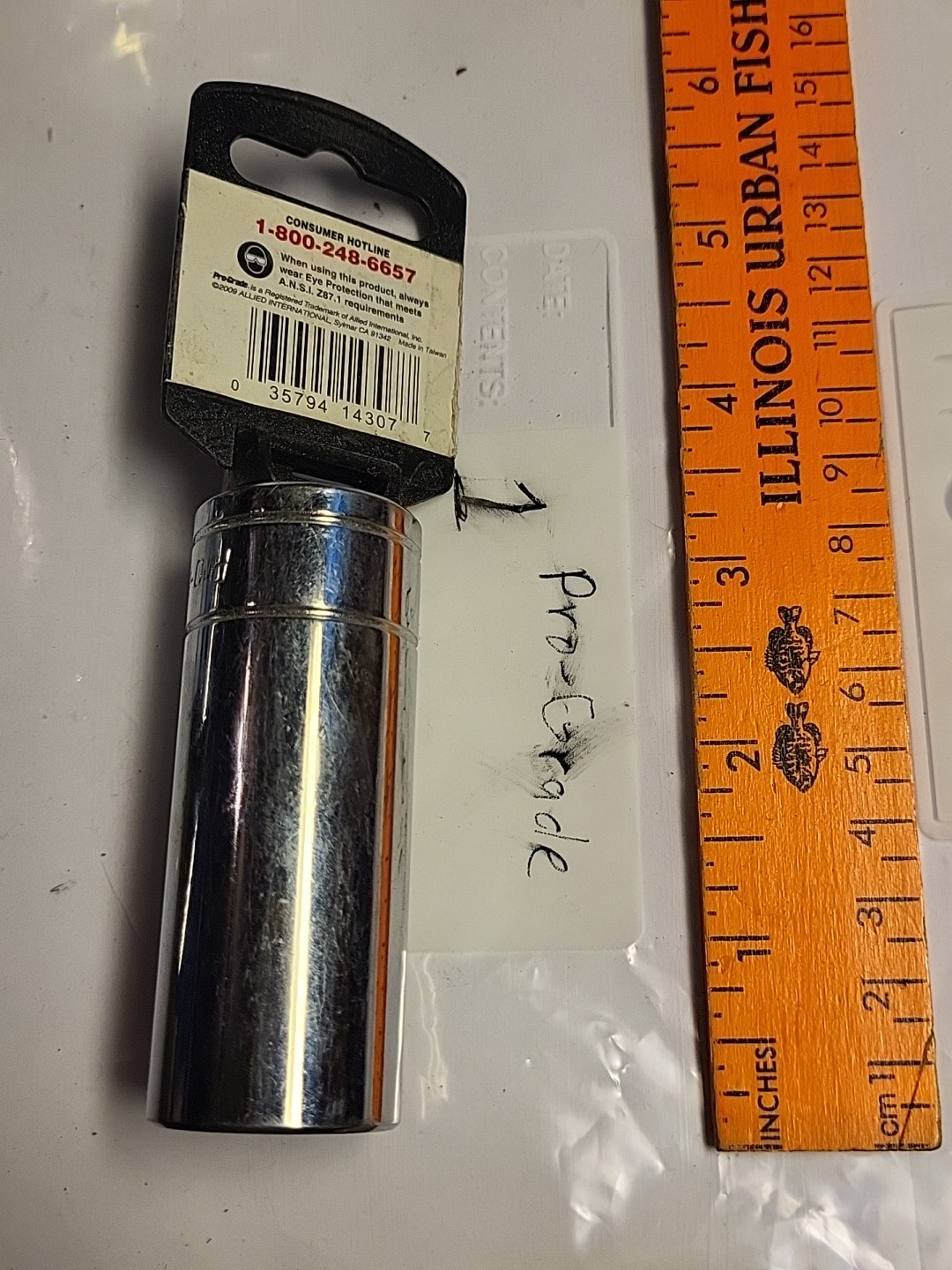 Pro-Grade 14407 7/8″ Deep Wall Socket 12 Point, 1/2″ Drive – NOS