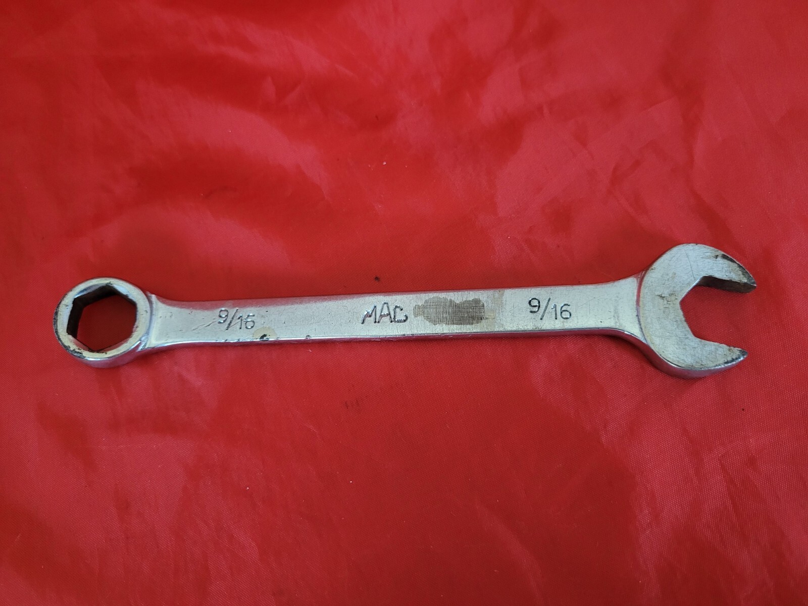 MAC CH18 9/16″ 6 Point Combination Wrench Open Box End USA SAE S17