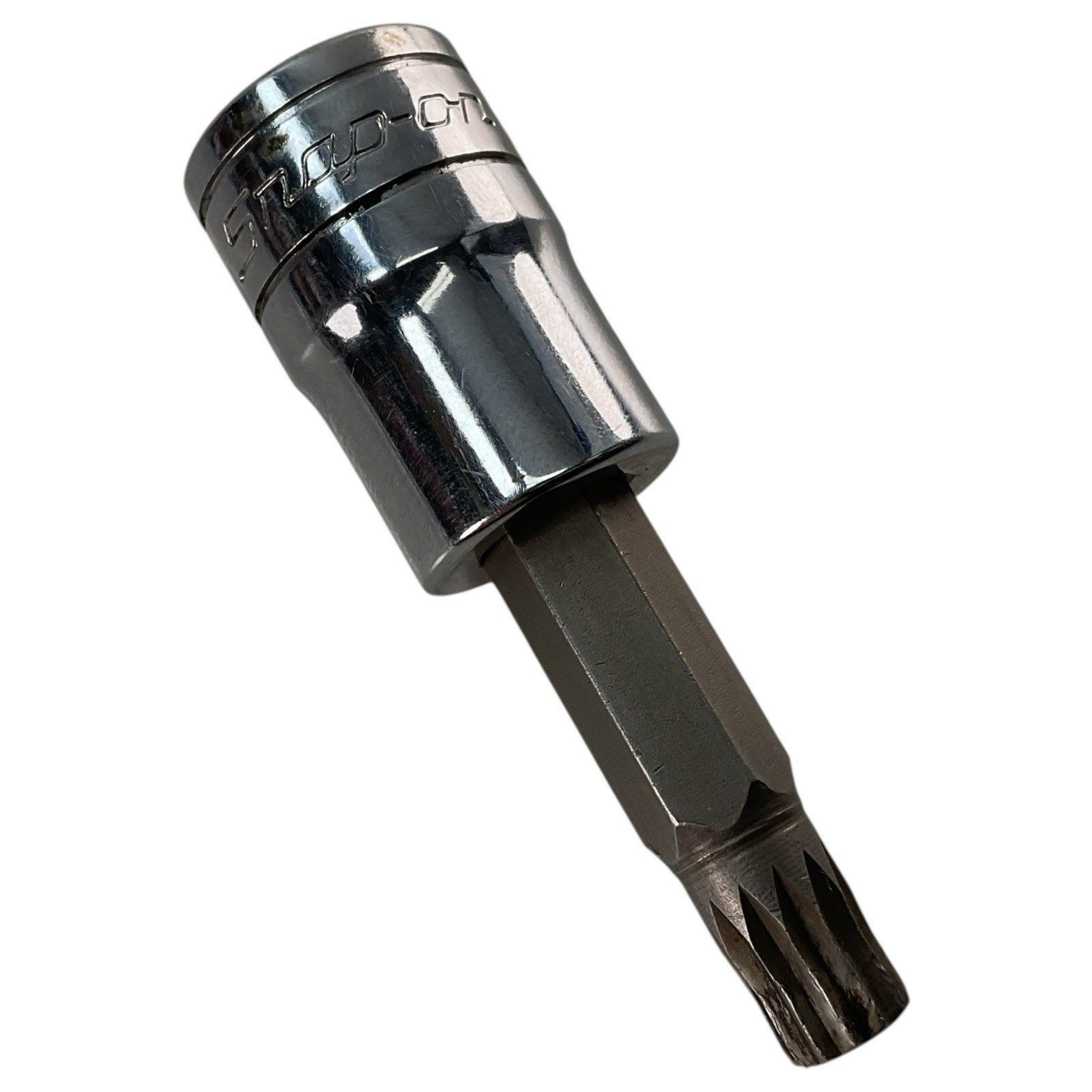 Snap-on FA10E Hex Bit Chrome Socket 3/8″ Drive 5/16″ SAE USA Snap On Good Cond.
