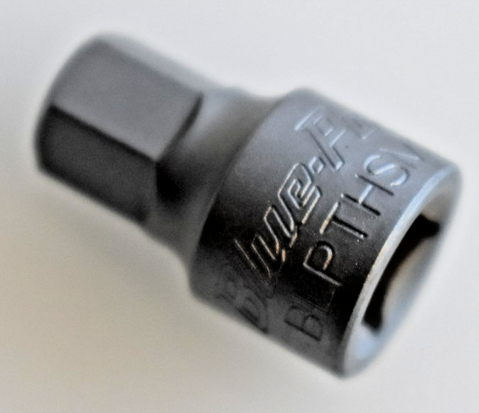 Blue Point Tool BLPTHSM148 8mm Stubby Tamper Resistant Hex Bit Socket 1/4″ Drive