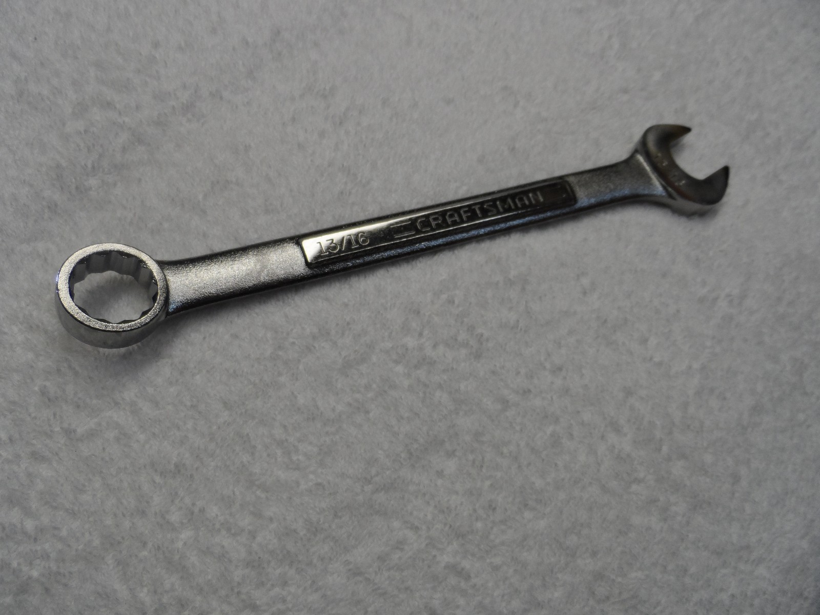 Craftsman SAE Satin Combination Wrench, 12pt, USA NOS, 13/16″ – Part # 44702