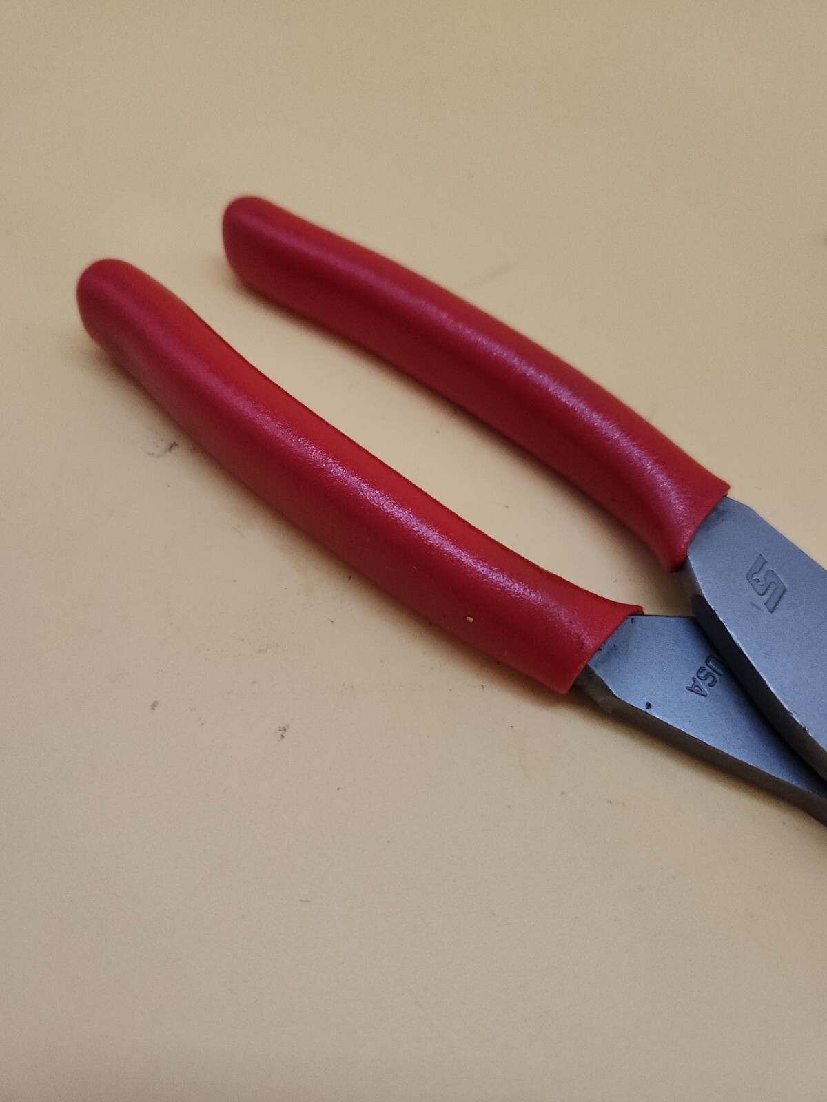 Snap-On Tools RED Soft Grip 7″ VECTOR EDGE Diagonal Cutter 87ACF USA