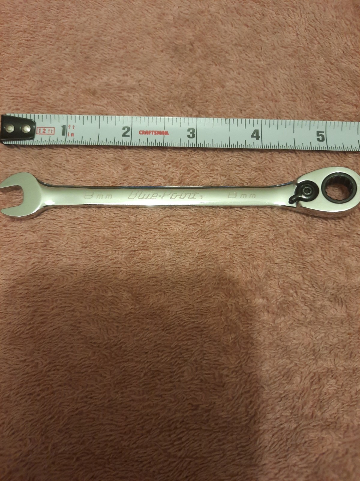 Blue Point By Snap On Tools 8 Mm Combination Ratchet Wrench Reversible