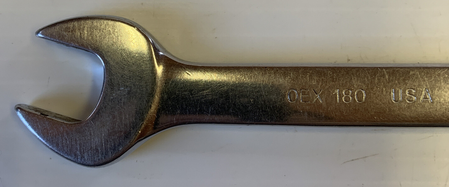 Used Snap On Tools • OEX180 • 9/16» 12PT Combination Wrench U