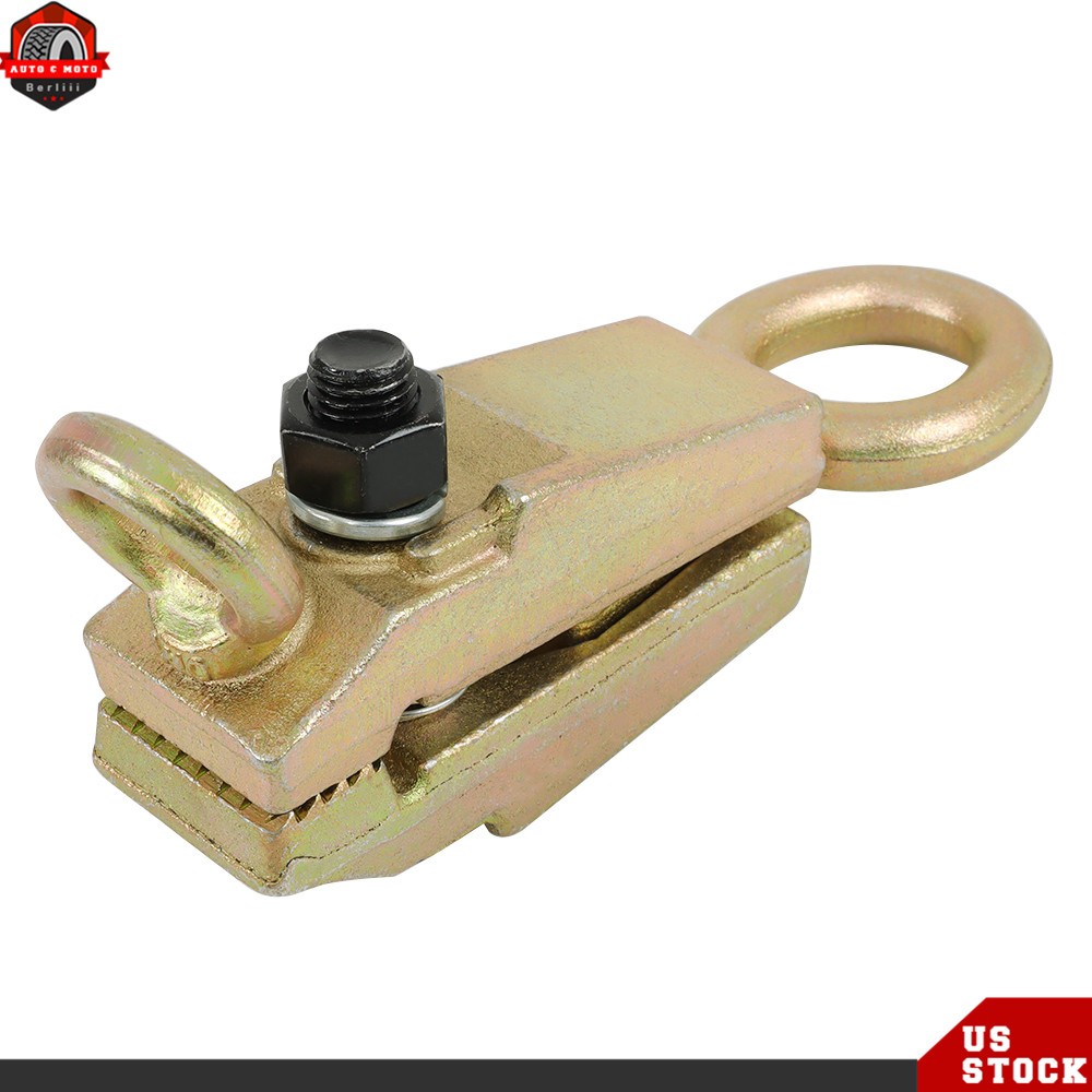 Two Way Frame Back Self-Tightening Grips Auto Body Repair Pull Clamp Tool 5 Ton