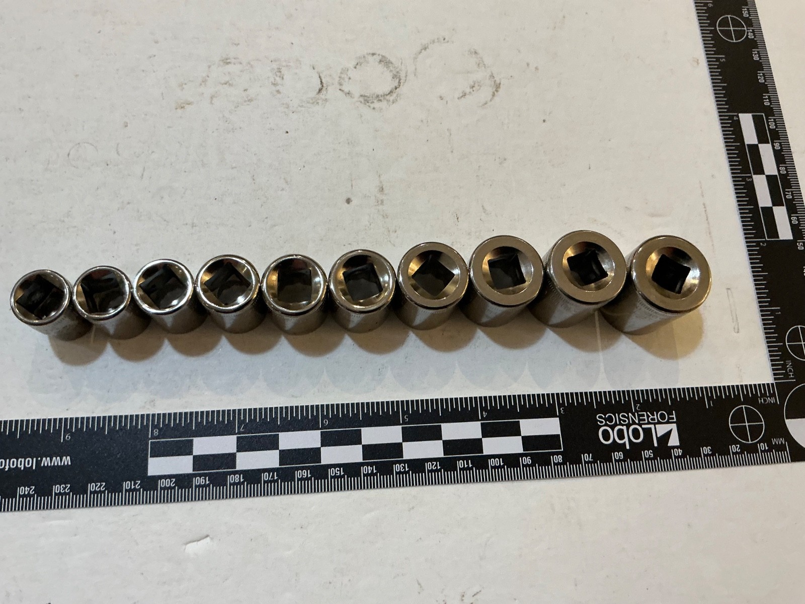 Craftsman 10 pc 3/8″ drive shallow 12 pt metric socket set 10mm-19mm USA made