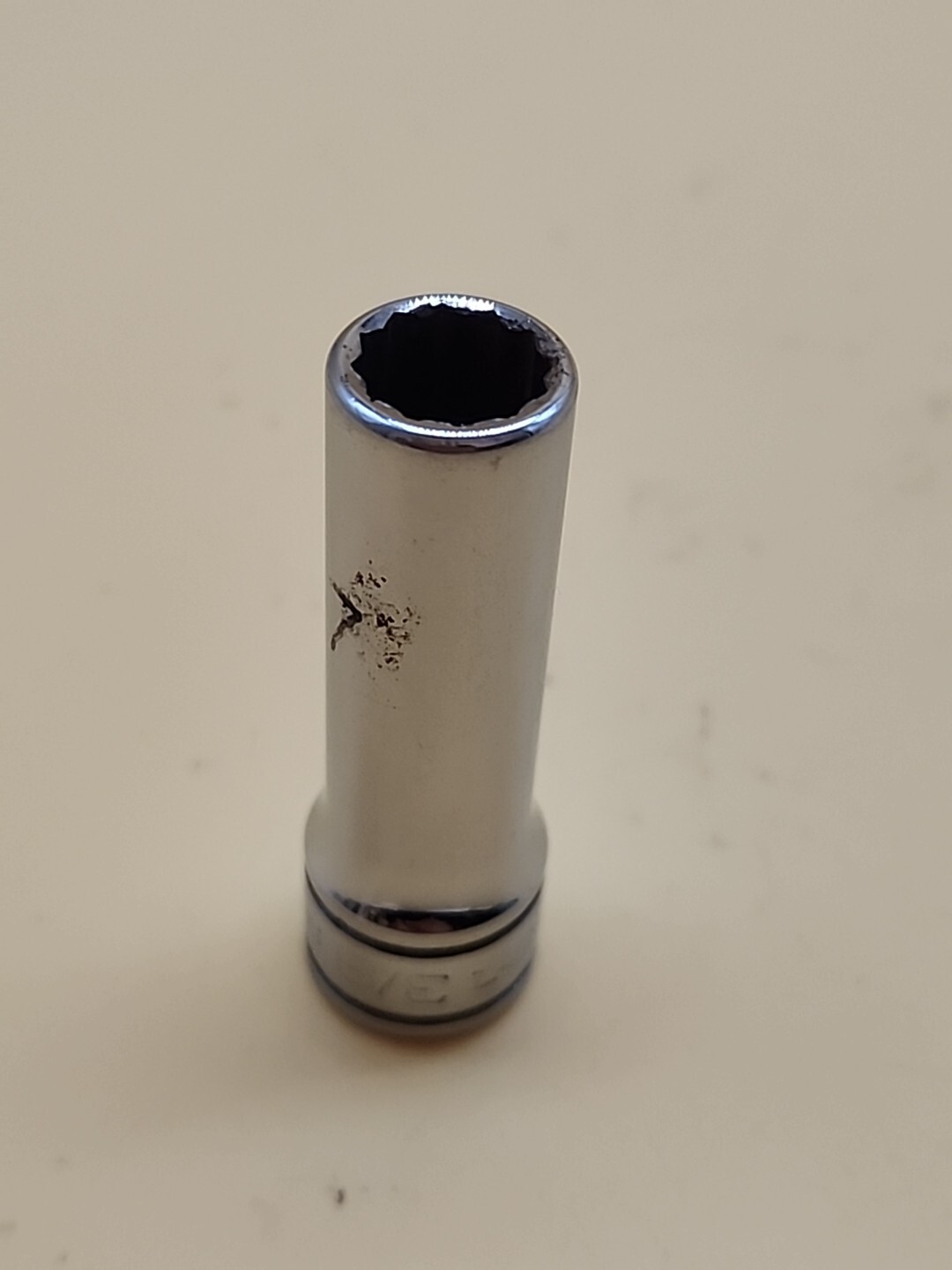 Snap-on Tools SF121, 3/8″, 3/8″ Drive, 12 Point, Chrome Deep Socket USA