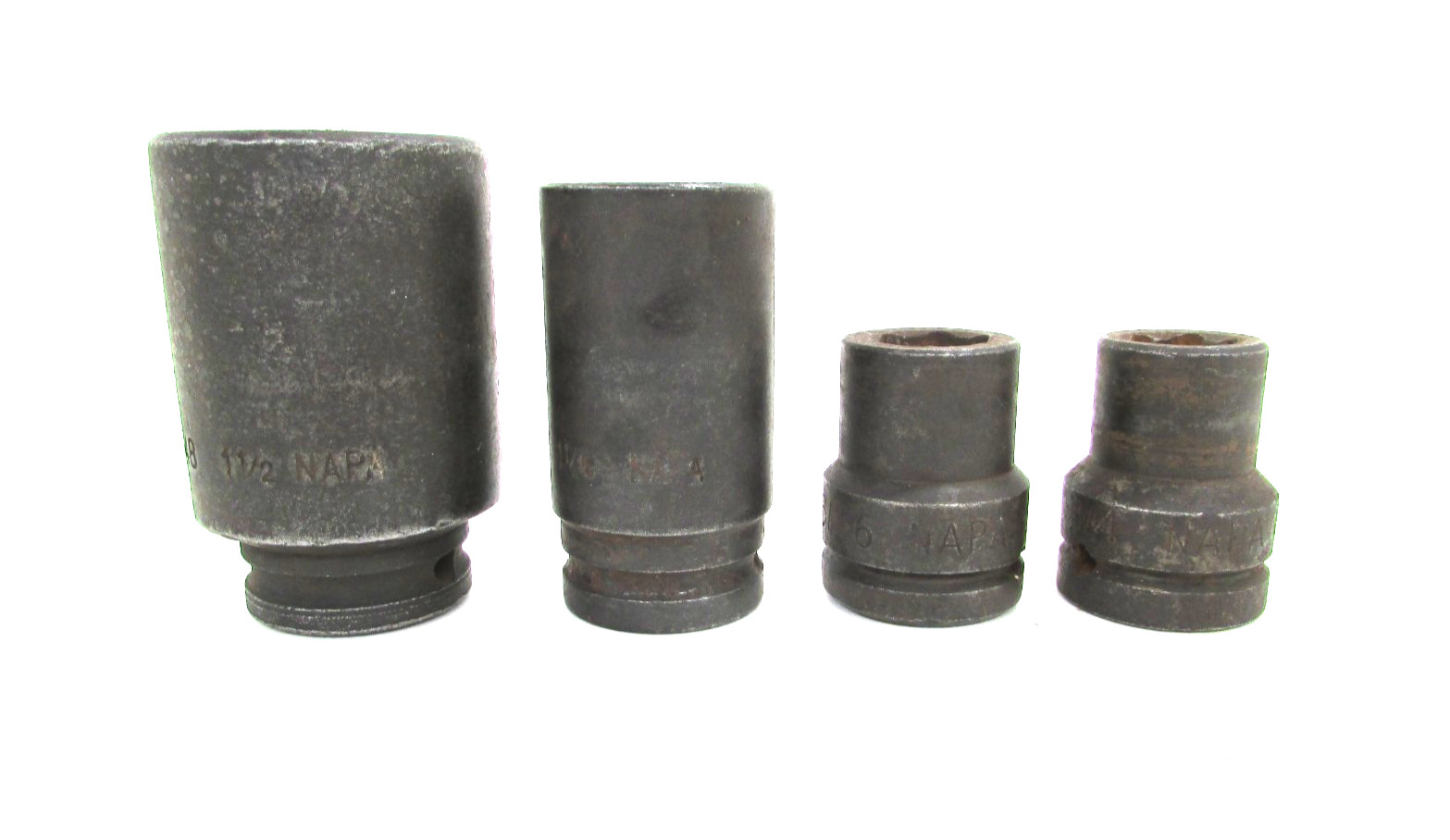 NAPA TOOLS 3/4” DRIVE 6 POINT IMPACT SOCKET SET, 4 pcs, USA