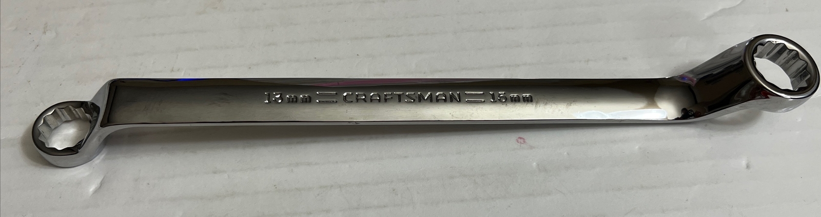 Craftsman -VɅ- Series 44362 13mm x 15mm Deep Offset Box-End Wrench USA