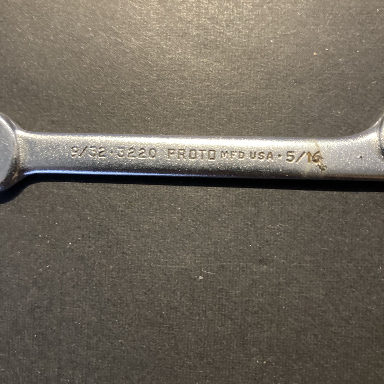 Proto Open Ended Wrench 9/32 to 5/16″ 3220 Stainless Steel 3018 NOS Ignition