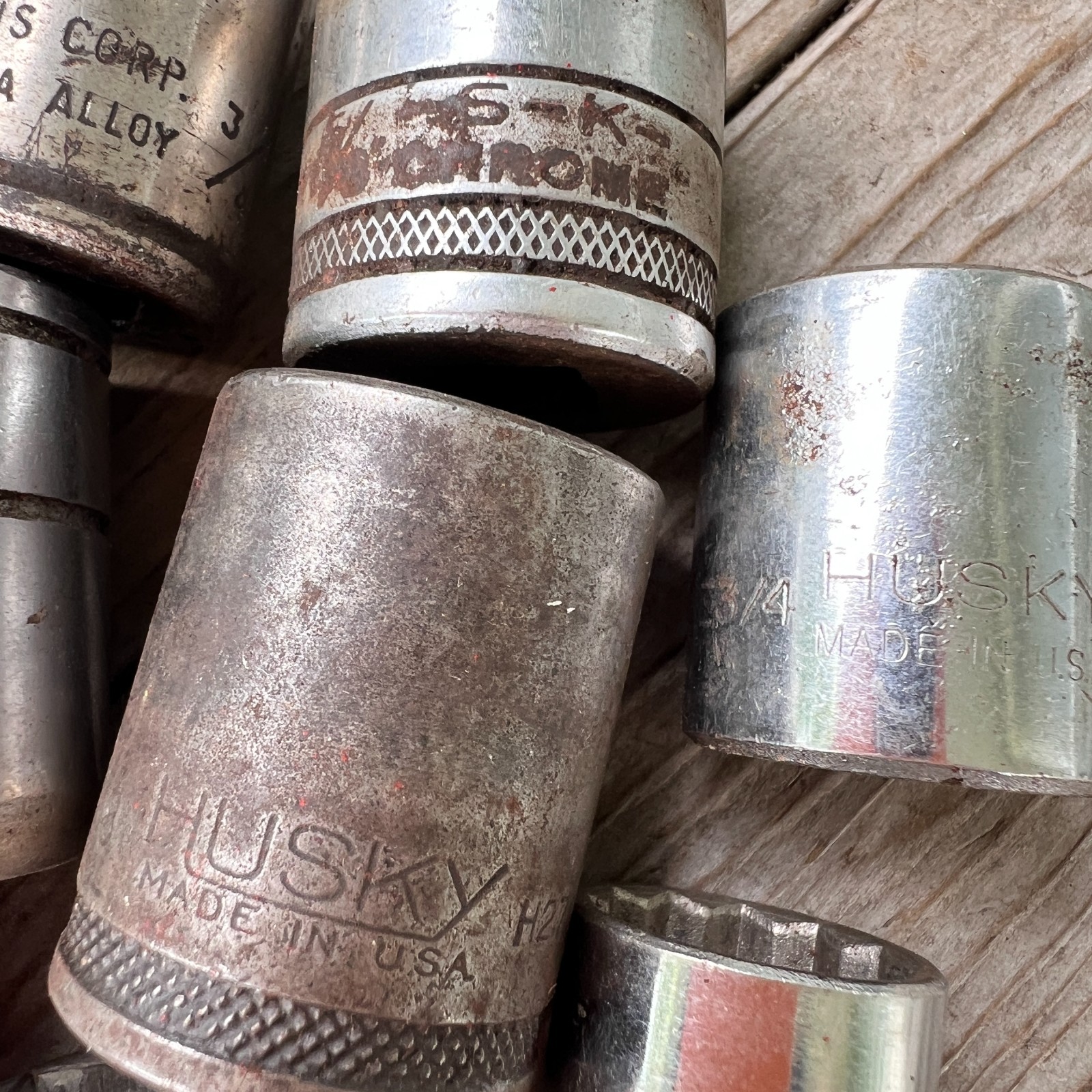 vintage sockets nice lot of 17 various brands USA made # 1816 Walden Worchester
