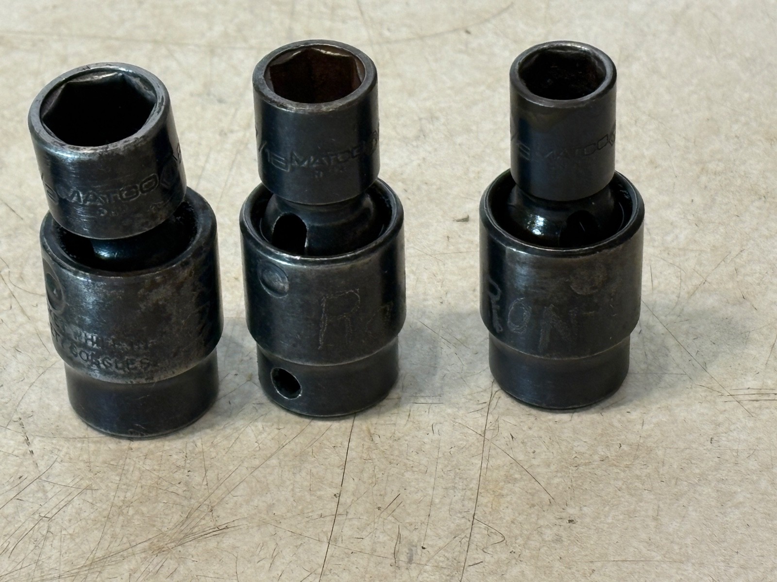 Matco Tools 6pc 3/8″ drive Impact Swivel Socket Set 3/8 – 3/4 SAE BUP126-246