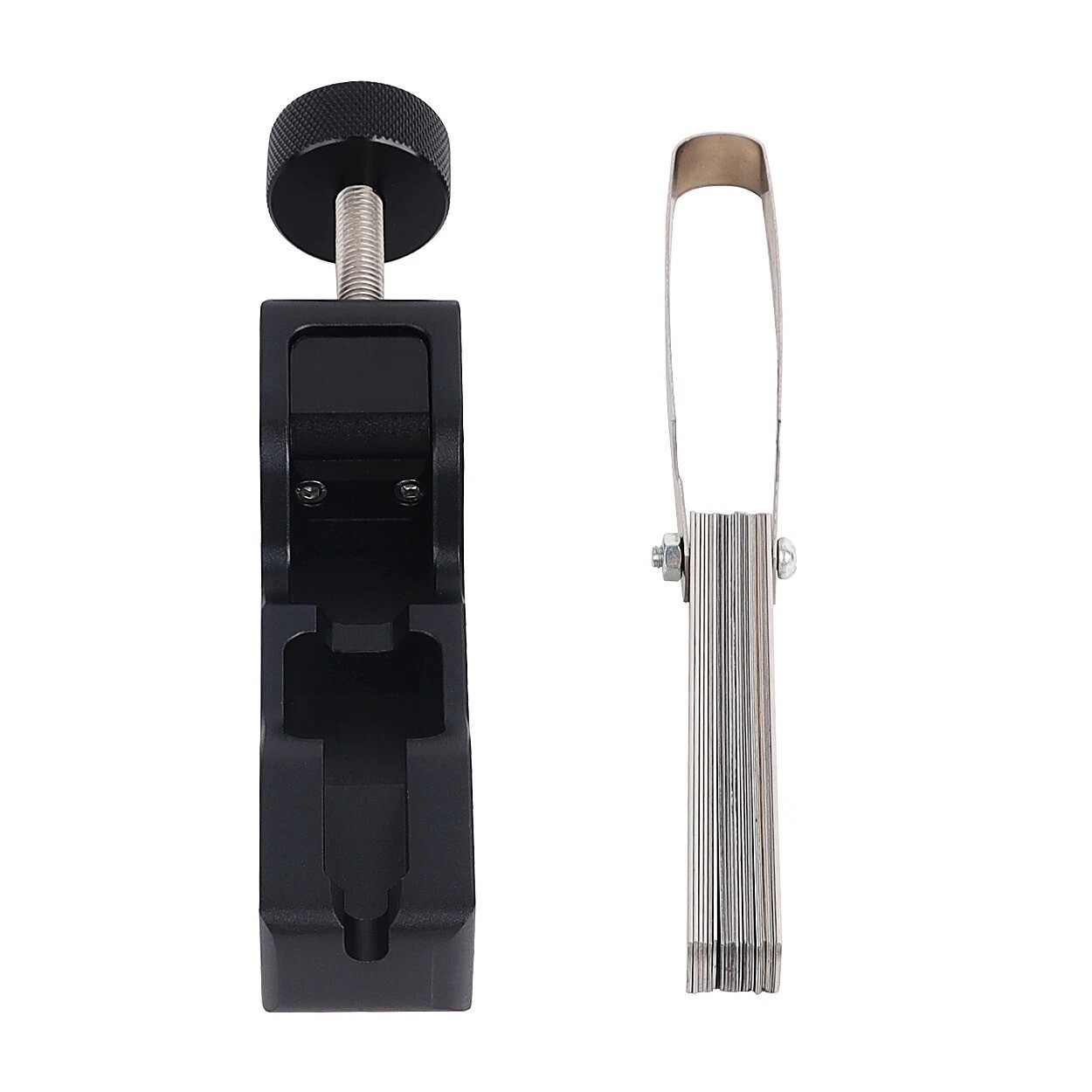 Universal Spark Plug Gap Tool With Steel Feeler Gauge Black 32 Blades