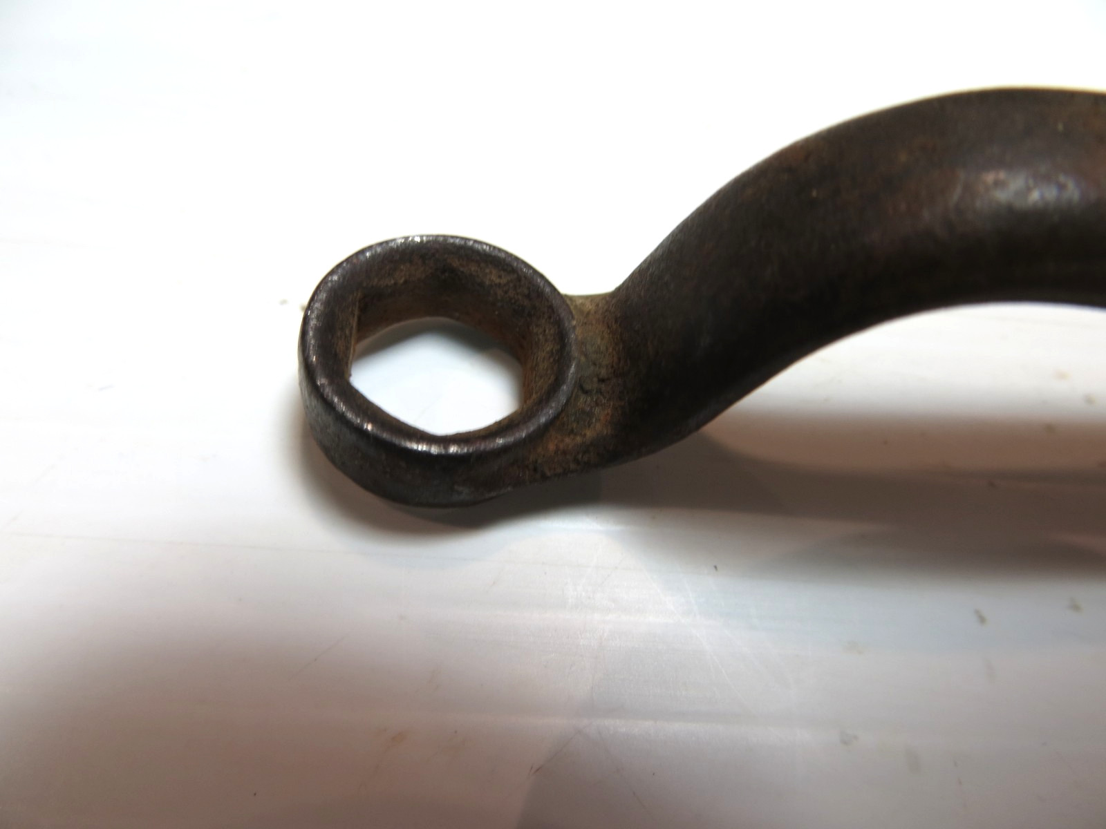 Vintage Offset Box End Wrench, 3/8″ x 7/16″ 6 Pt Forged Select Steel Made in USA