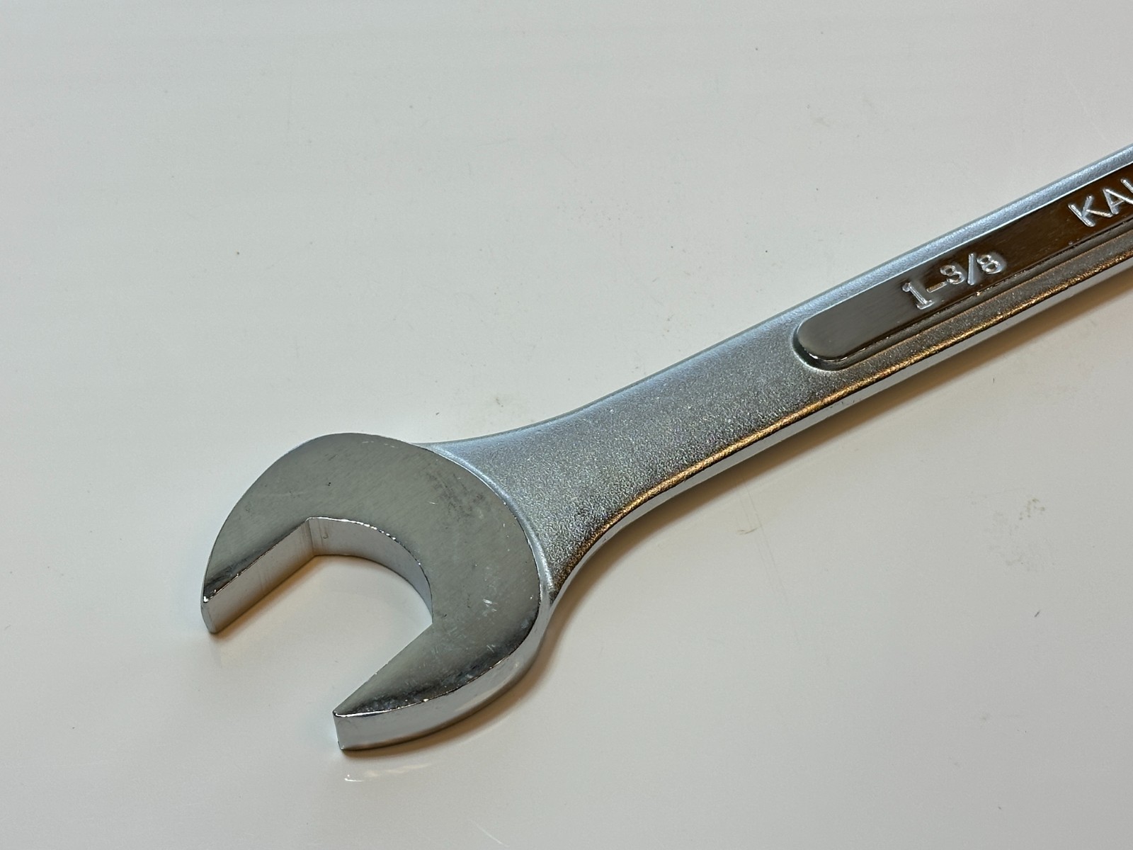 KAL Tools (Japan) 3244 SAE 1-3/8″ Chrome Combination Wrench – 18″ Long Heavy NOS