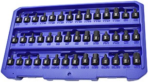 Astro Pneumatic 42pc 1/4″ Drive Low Profile Nano Impact Bit Socket Set