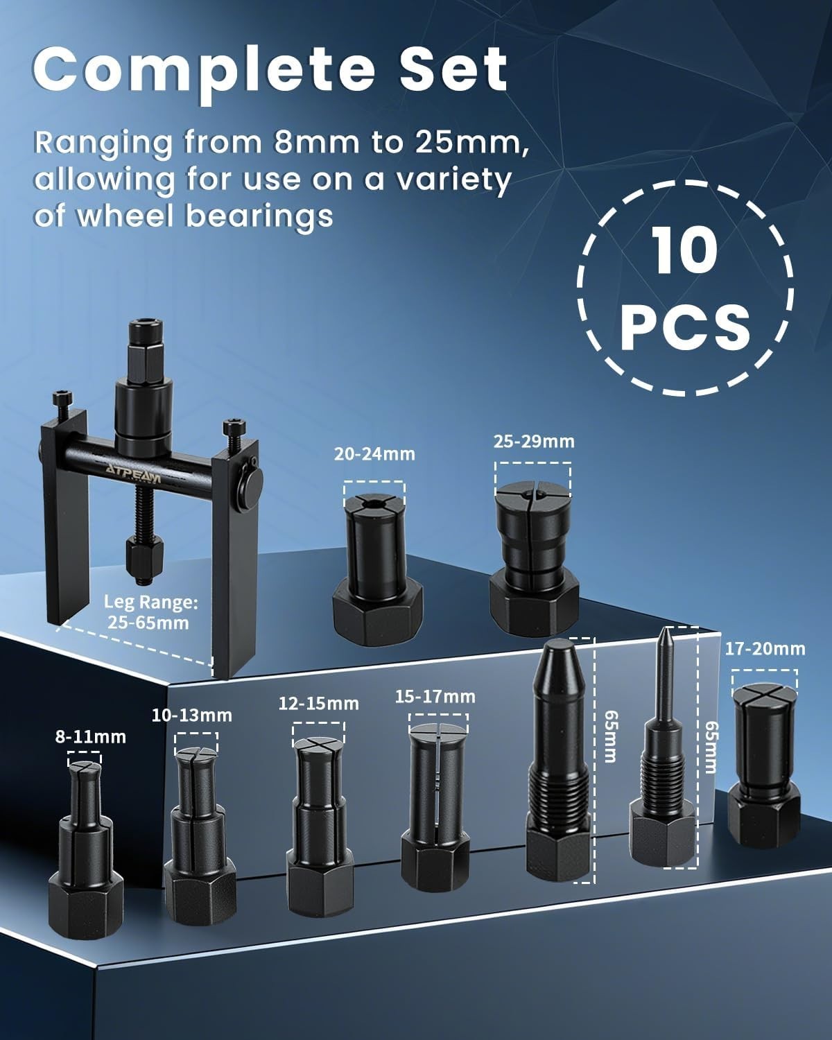 8-25mm Blind Hole Bearing Puller Tool for Removing Motorcycle Bearings