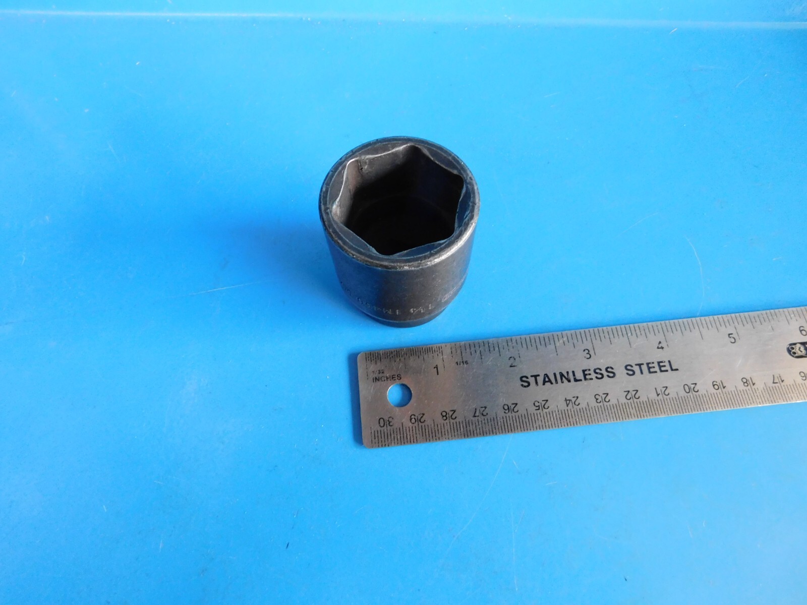 USED, SNAP ON » 1-1/4 IN.» 1/2 IN. DR. SHALLOW IMPACT SOCKET, PART# IM400