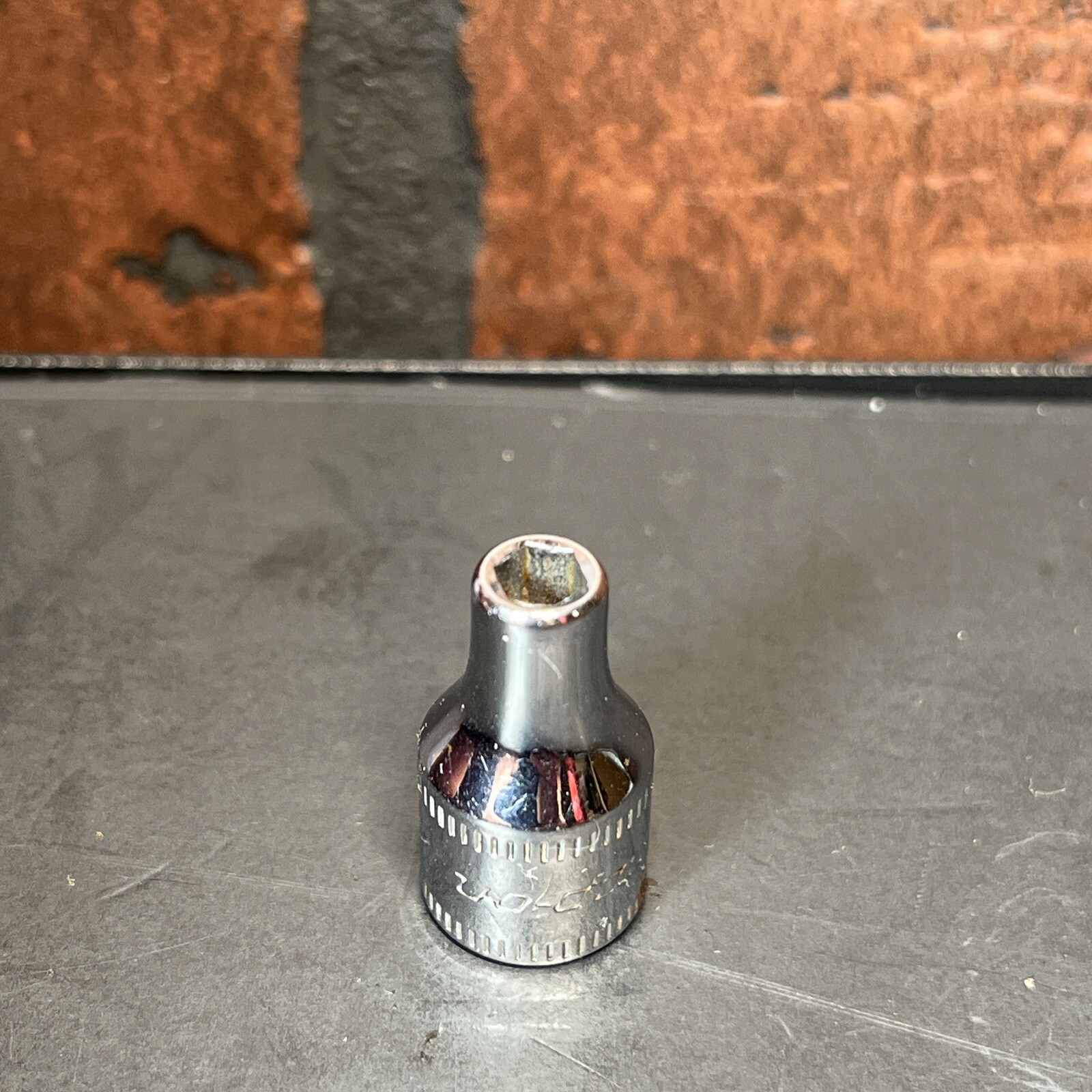 Snap On USA 4mm 6 Point 1/4″ Drive Shallow Socket TMM4 4 MM Chrome