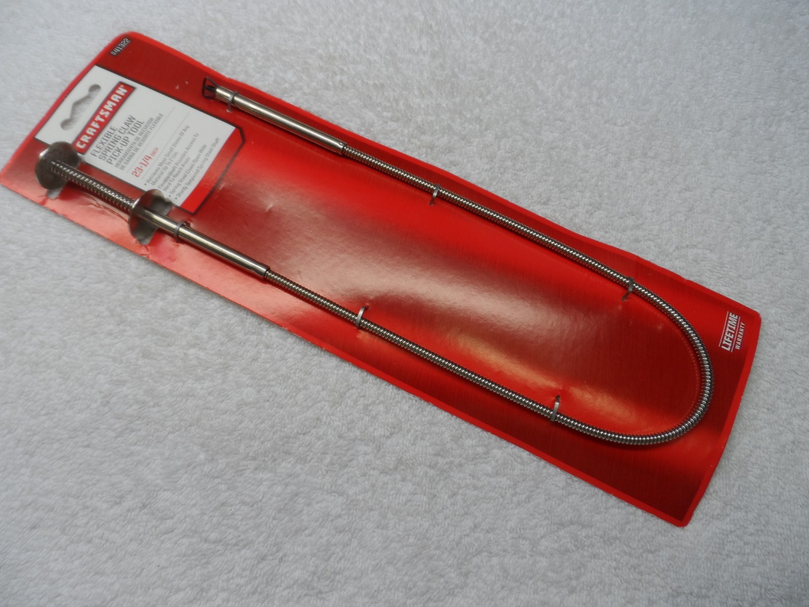 Craftsman 23 1/2″ Flexible Spring Claw Pick-Up Tool, made in USA – Part # 41322