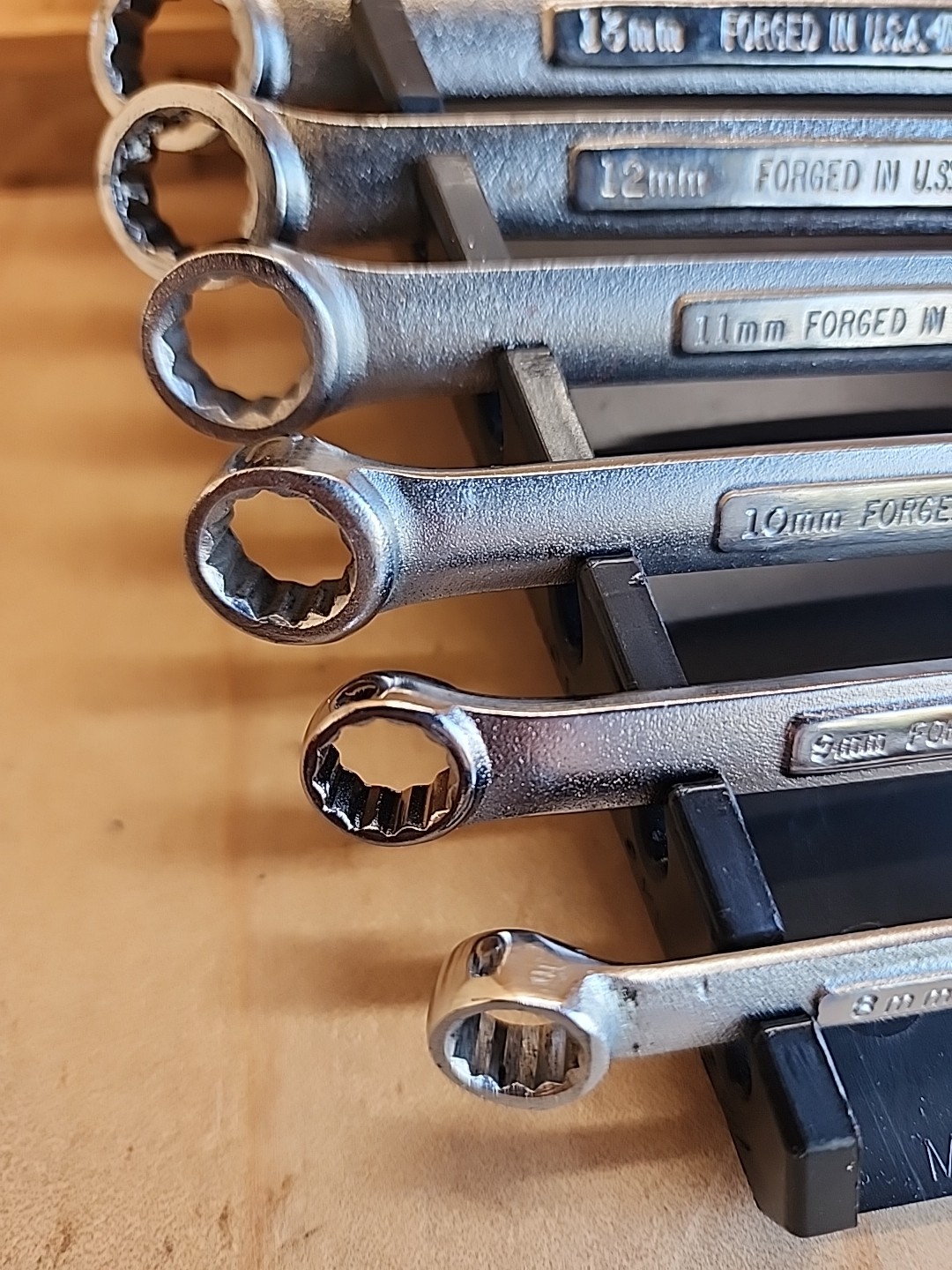 Craftsman Metric Combination Wrench Set 12pt VA Series 10pc 8 – 17mm USA NO RACK