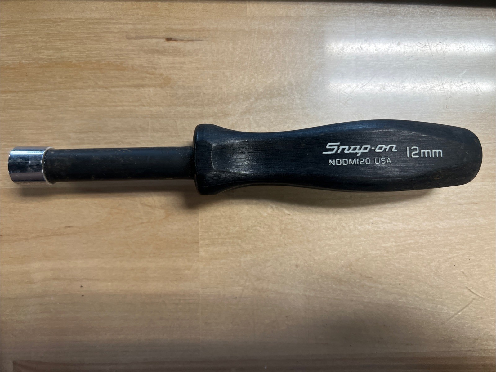 Snap-on Tools NDDM120 12mm NICE BLACK Hard Grip 6-Point Nut Driver