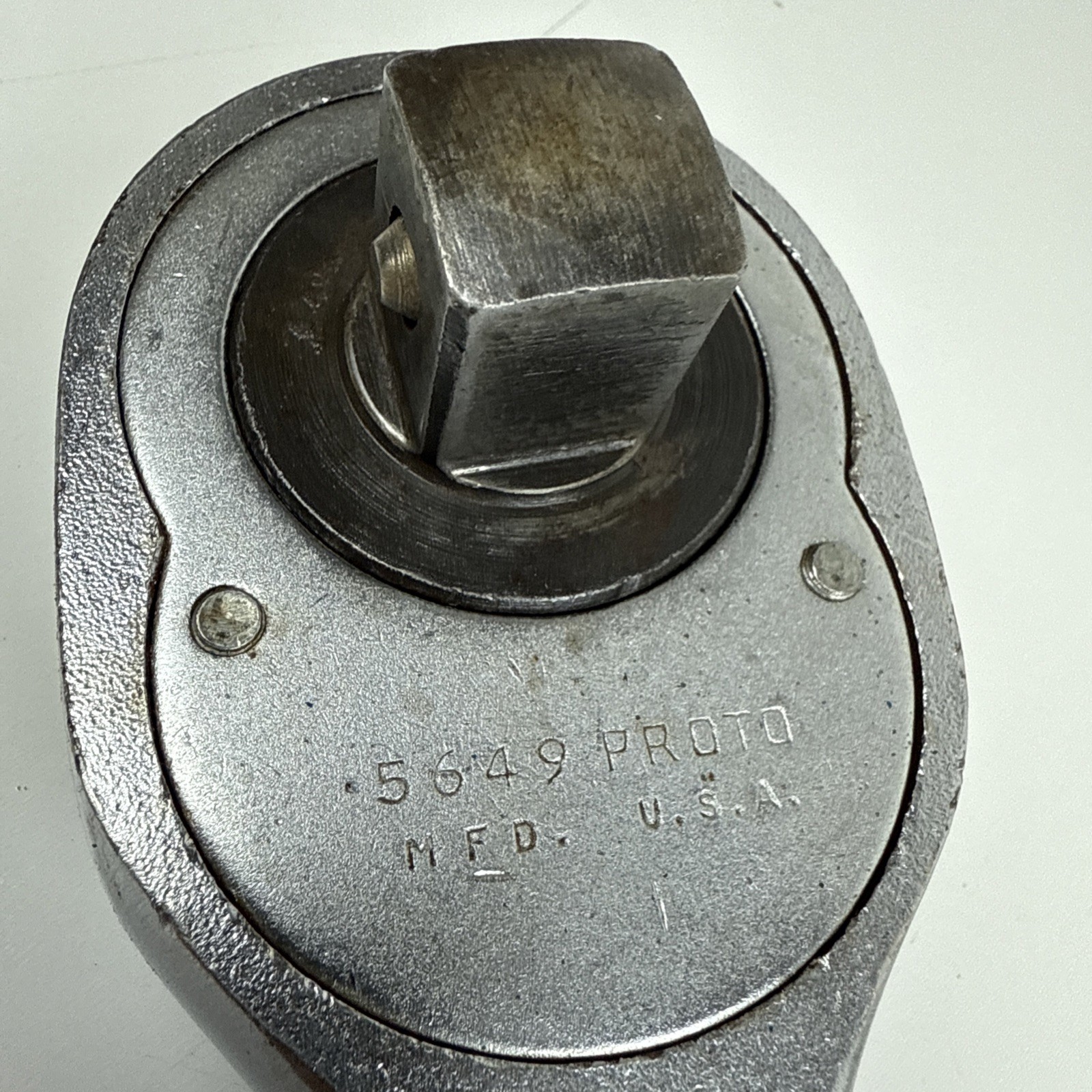 Vintage Proto 5649 Ratchet Wrench 3/4″ Drive Pear Head 20″ – 2” Socket & Swivel