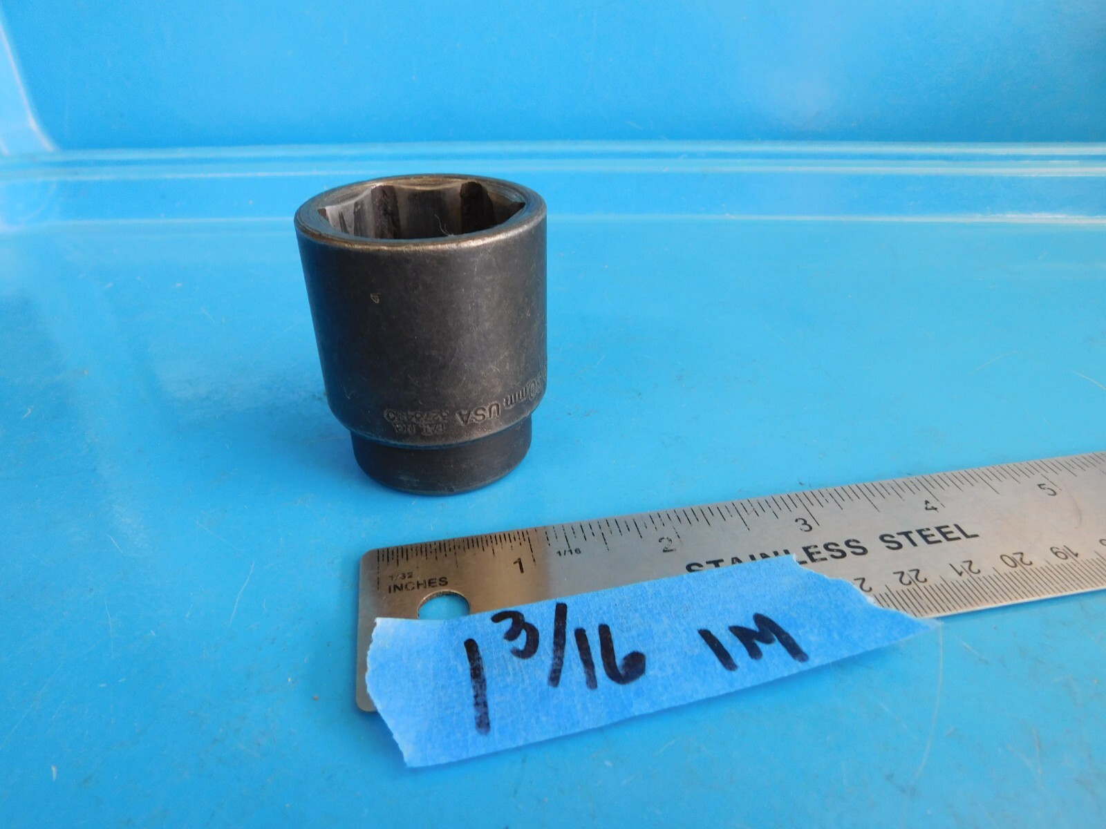 USED, SNAP ON » 1-3/16 IN. » SHORT IMPACT SOCKET » 1/2 IN. DR.»PART #IM380