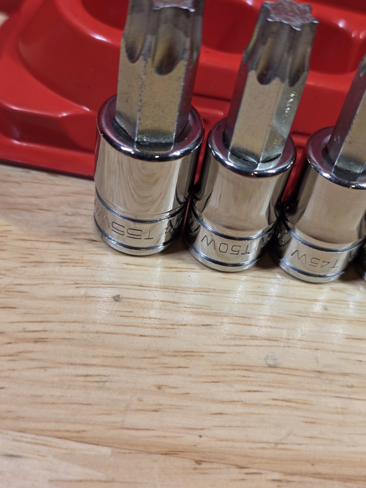 Snap-on 209EFTXBY 9-Piece Combo Drive HEAVY DUTY Removal Torx Bit Socket Set USA