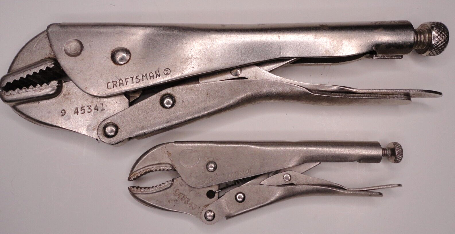 Craftsman USA Vise Grip Pliers Pair 945341 and 945343 R16