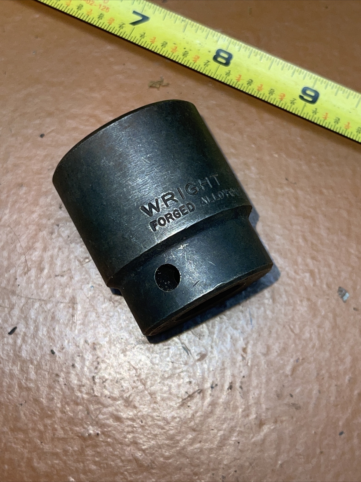 Wright USA 4834 1-1/16 In SAE 1/2 Drive 6 Point Impact Socket 1 1/16 1/2”