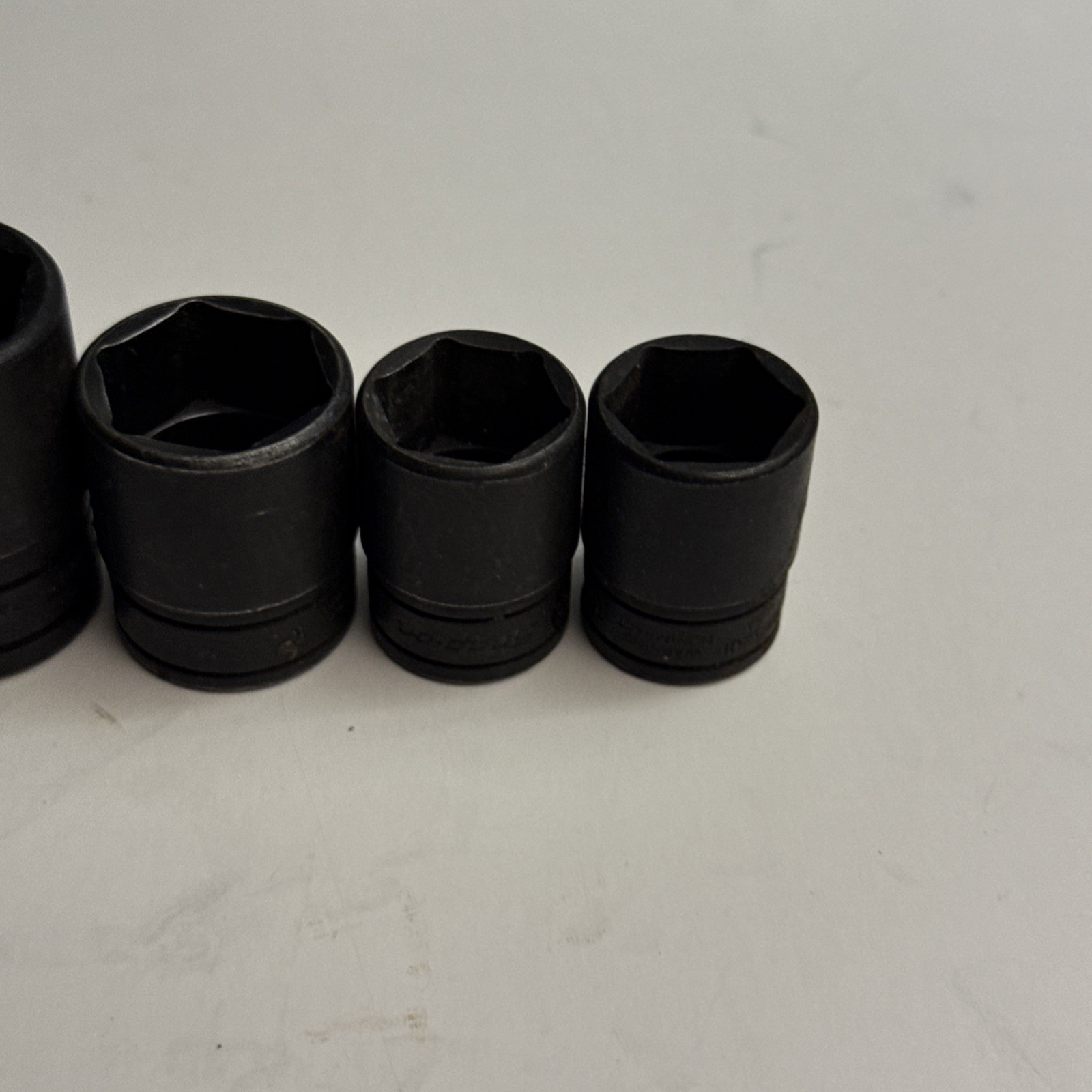 Vintage Snap on Tools Mixed Socket Lot 3/8 & 1/2 Drive 6 Point USA DTSM19
