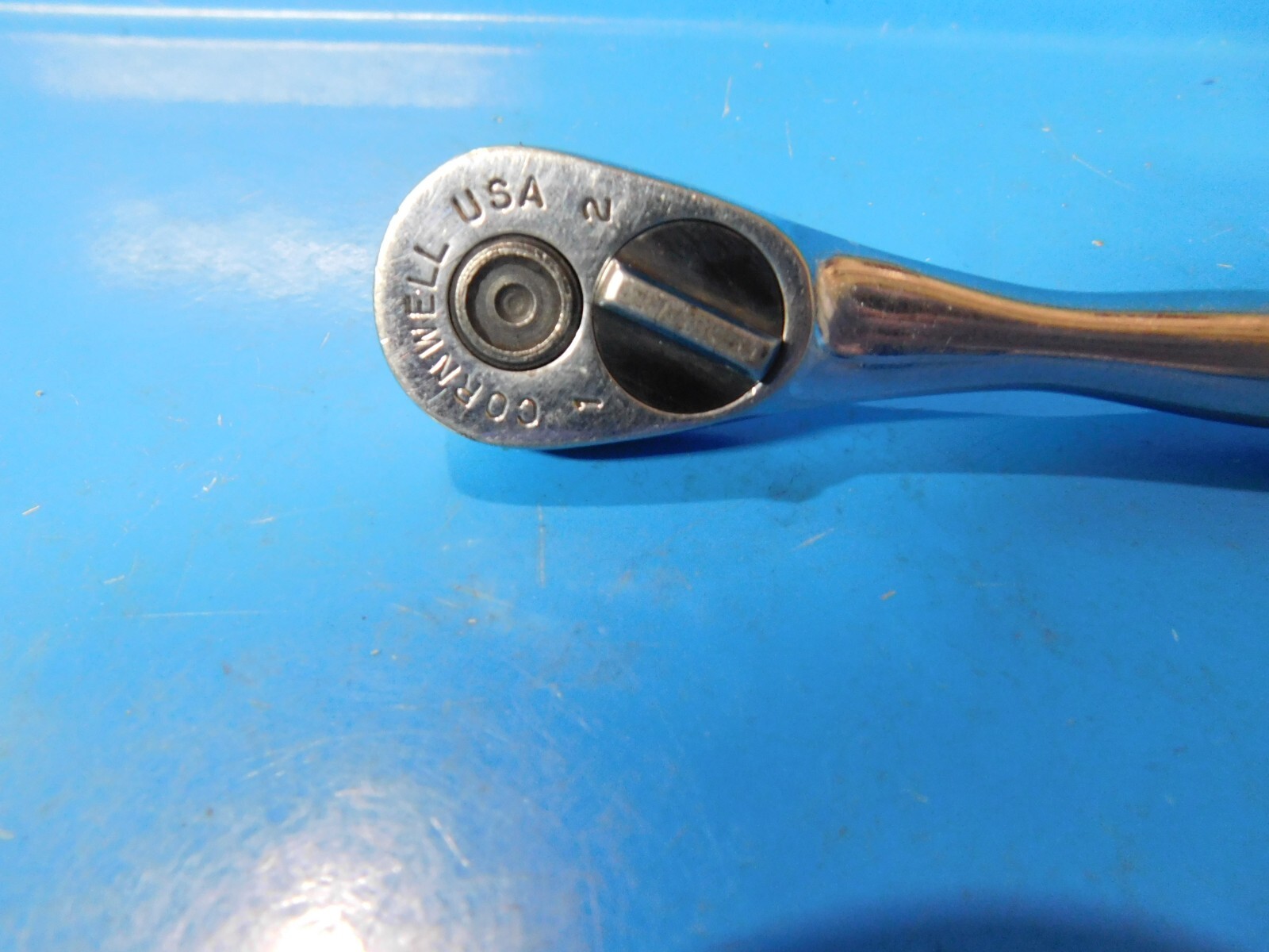 USED, CORNWELLTOOLS 3/8 IN. DR. 5 IN. SHORT HANDLE RATCHET